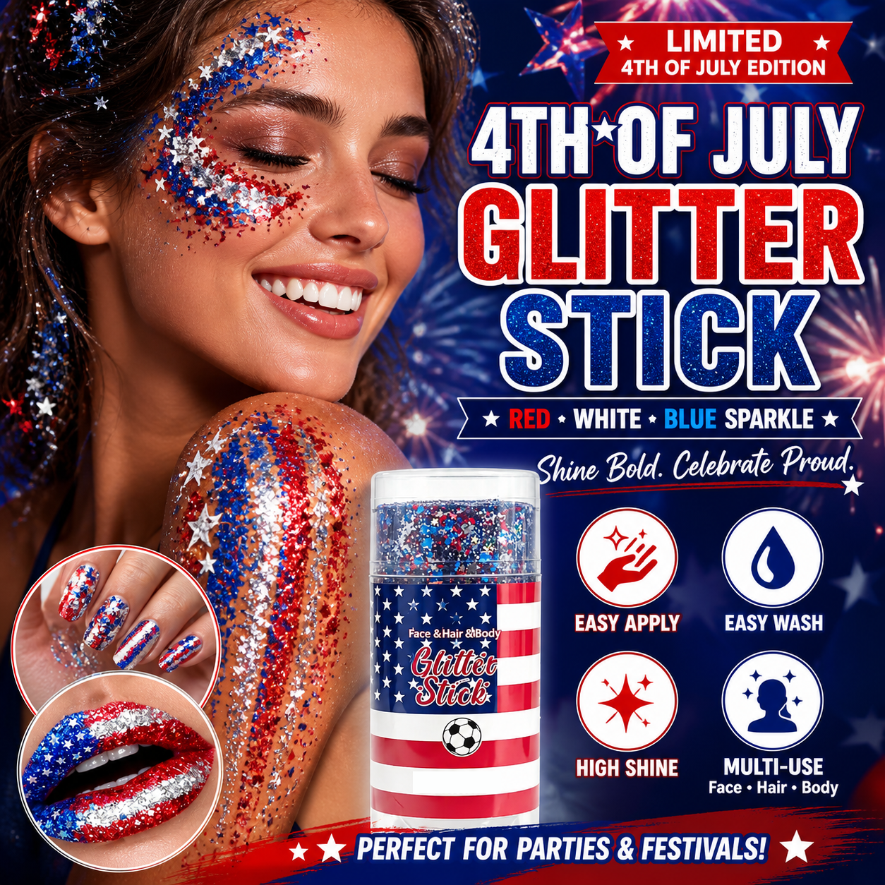 Mistivov™4th of July Glitter Stick